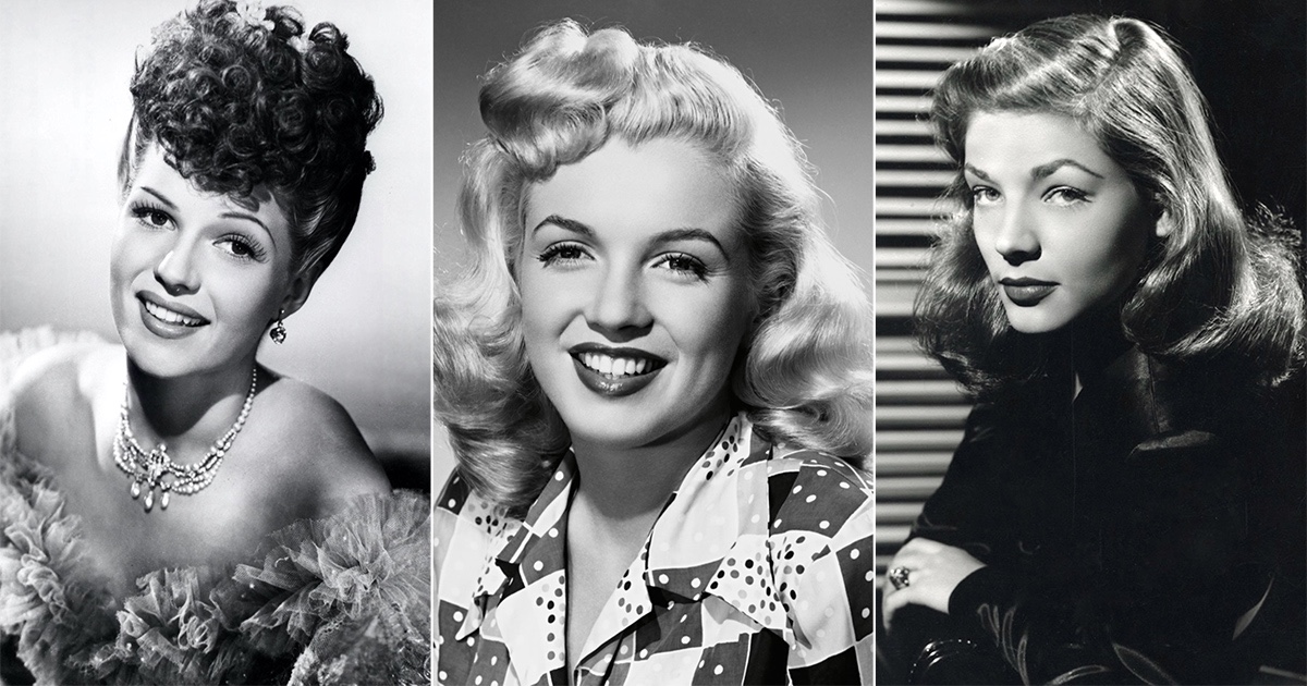 The Glamour & Actresses of the Era 1 1940s Hairstyles Featured