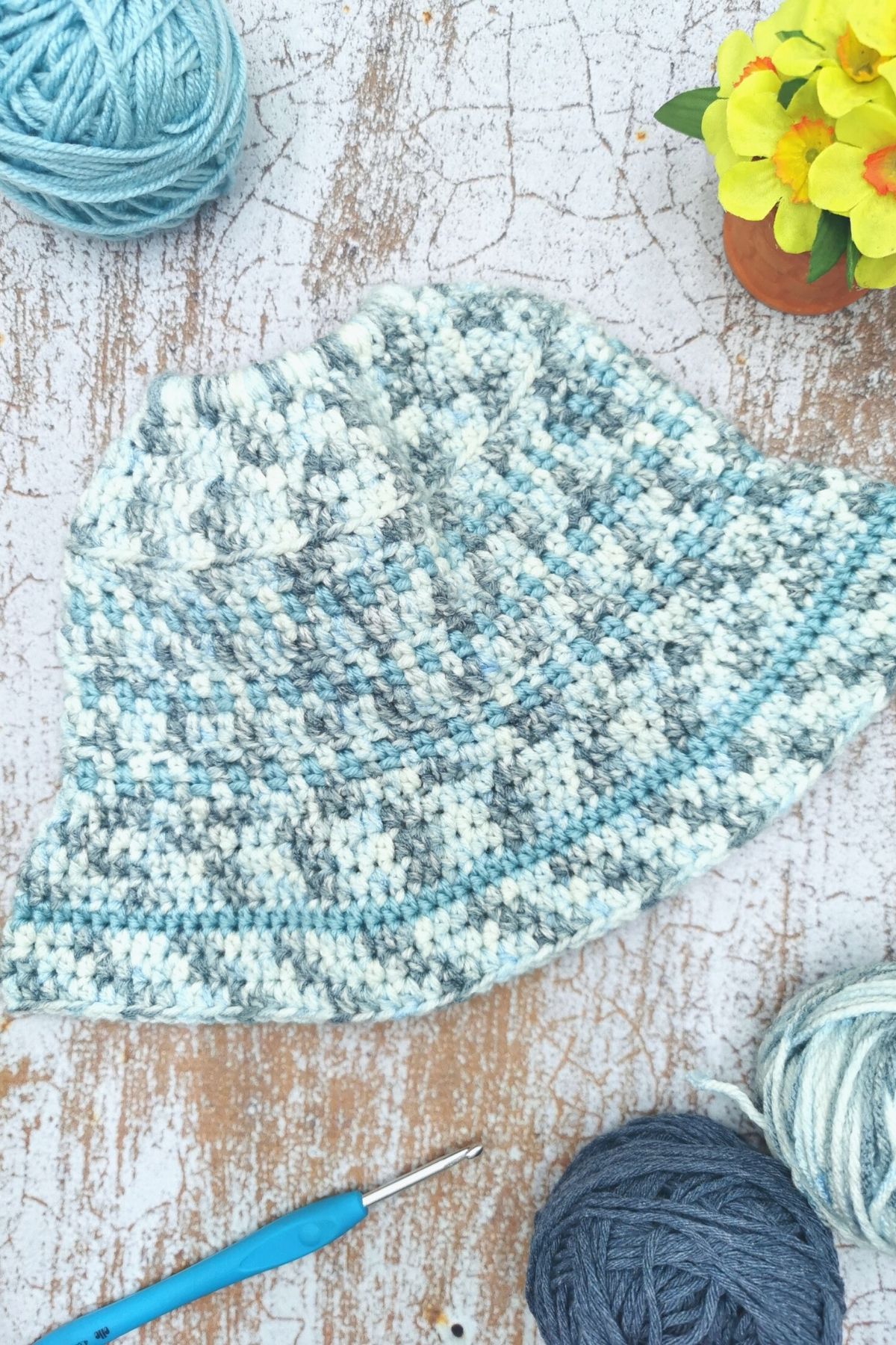 Ponytail Bucket Hat Crochet Pattern · Hopelessly Devoted Crochet 1 7 1