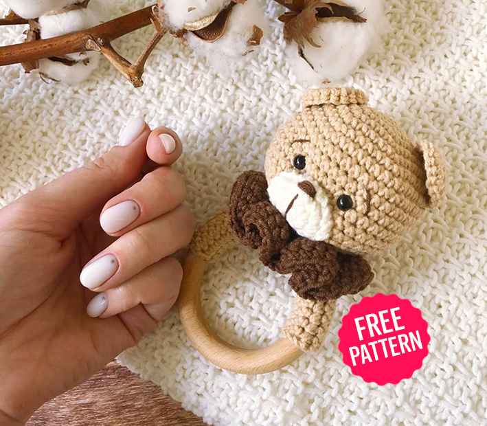 Amigurumi Bear Baby Rattle Crochet Free Pattern 1 Amigurumi Bear Rattle Free Pattern BlogAlways 160625 1