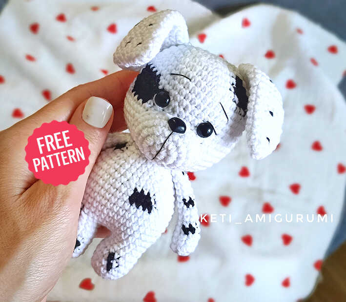 Crochet Dalmatian Dog Amigurumi Free Pattern 1 Amigurumi Dalmatian Free Pattern BlogAlways 240625 1