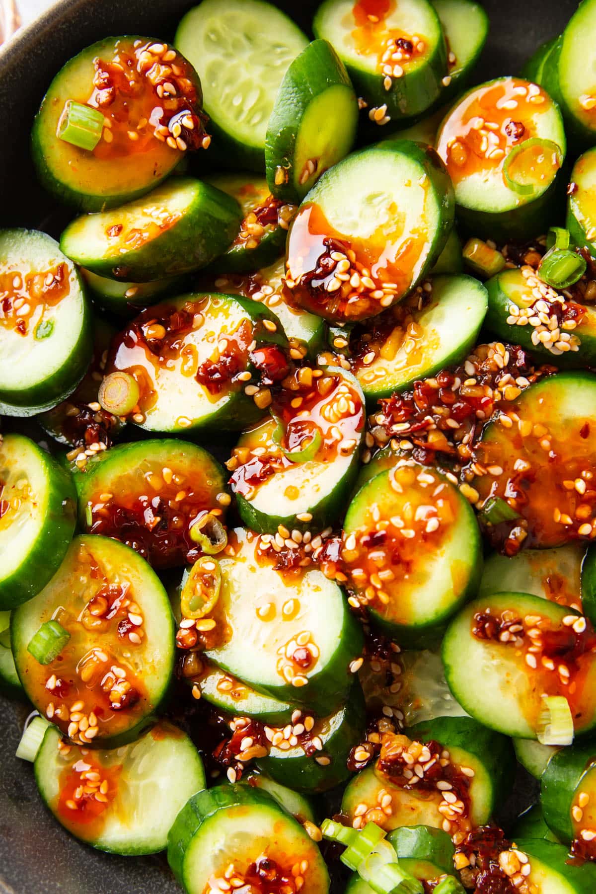 Spicy Asian Cucumber Salad - Beaming Baker 1 Asian Cucumber Salad 1a