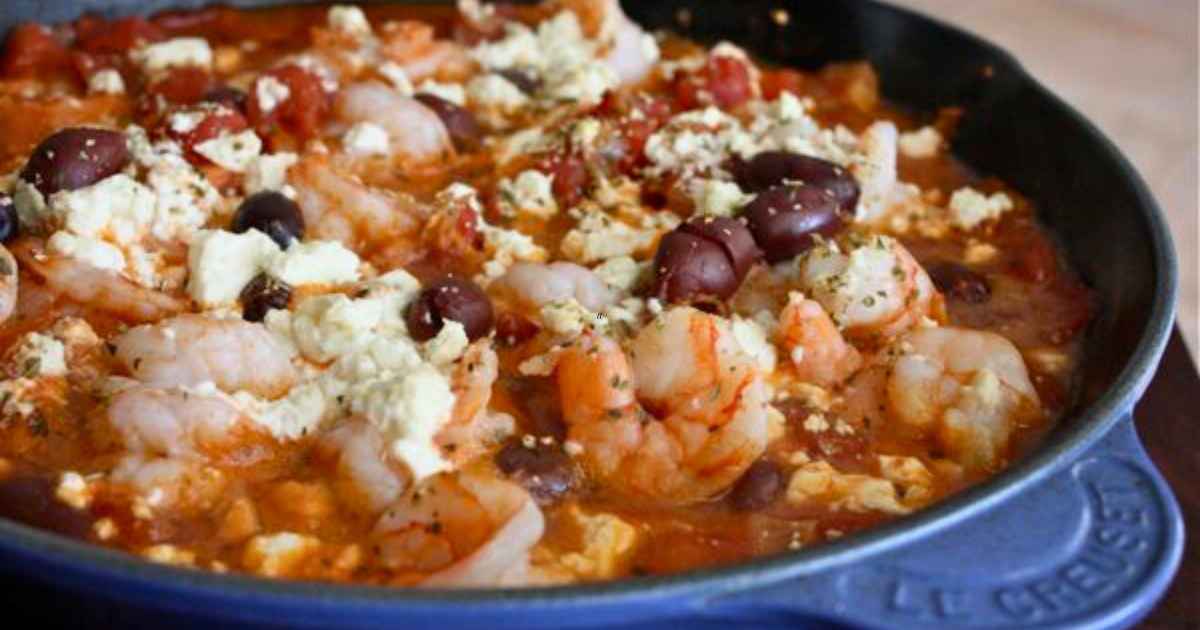 Baked Shrimp with Feta and Tomatoes 1 Baked Shrimp SMSI