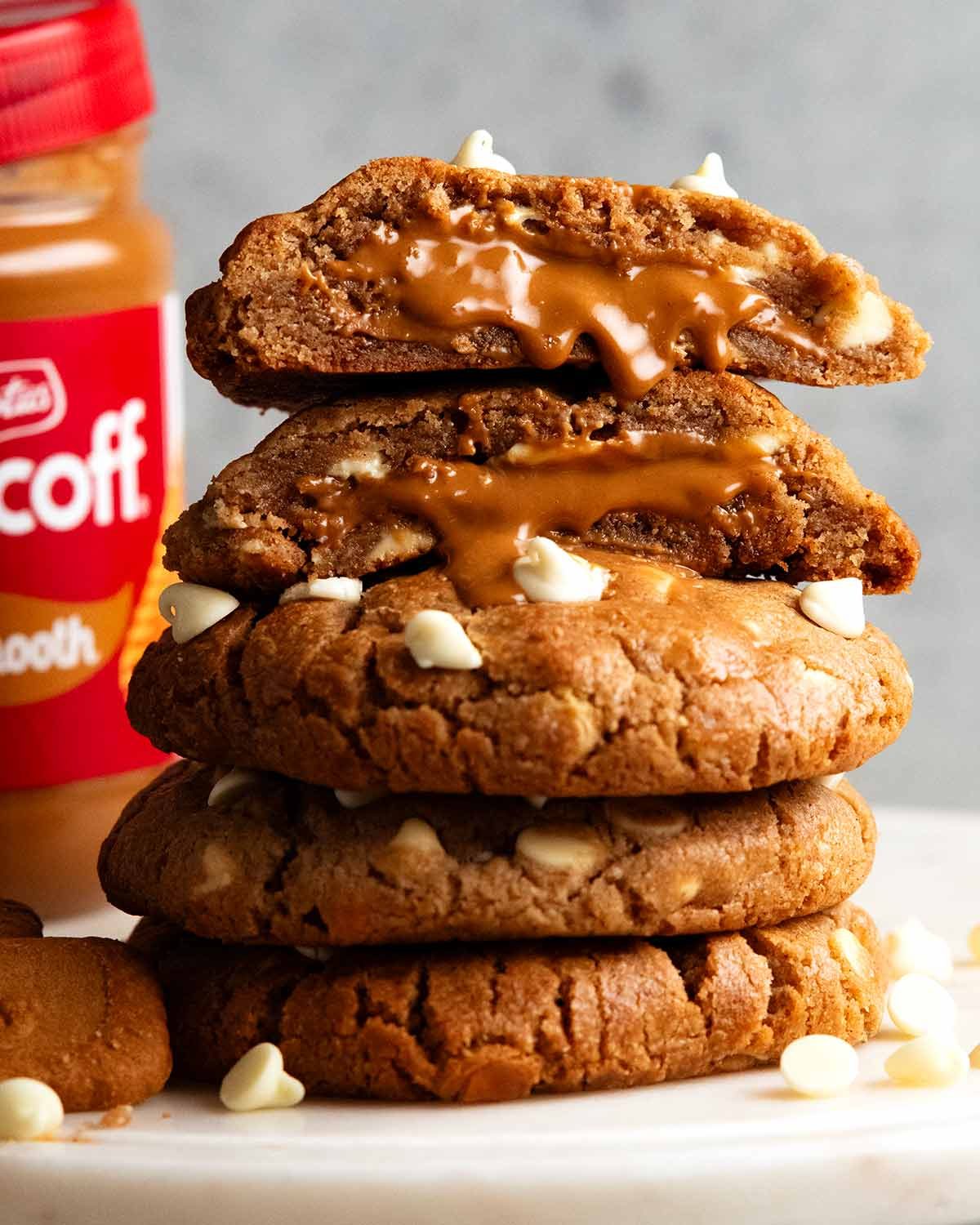 Biscoff stuffed cookies - RecipeTin Eats 1 Biscoff stuffed cookies 3