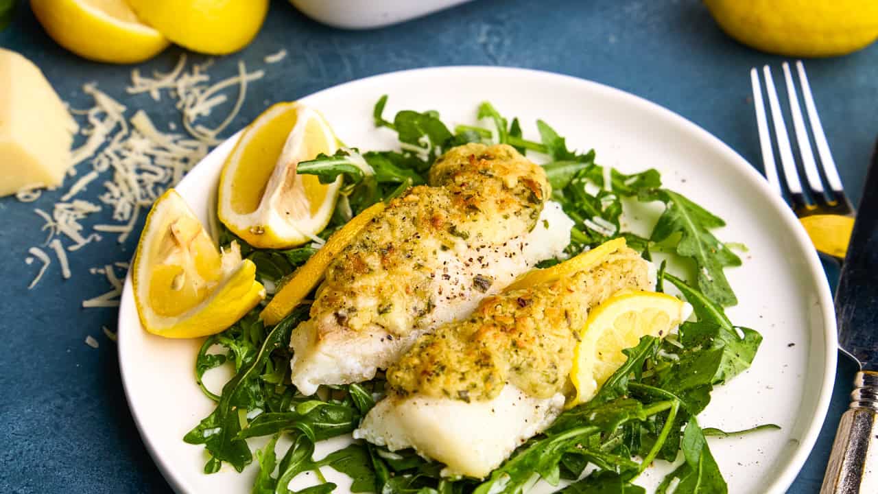 Easy Lemon Baked Cod 1 Easy Lemon Baked Cod Fish H1