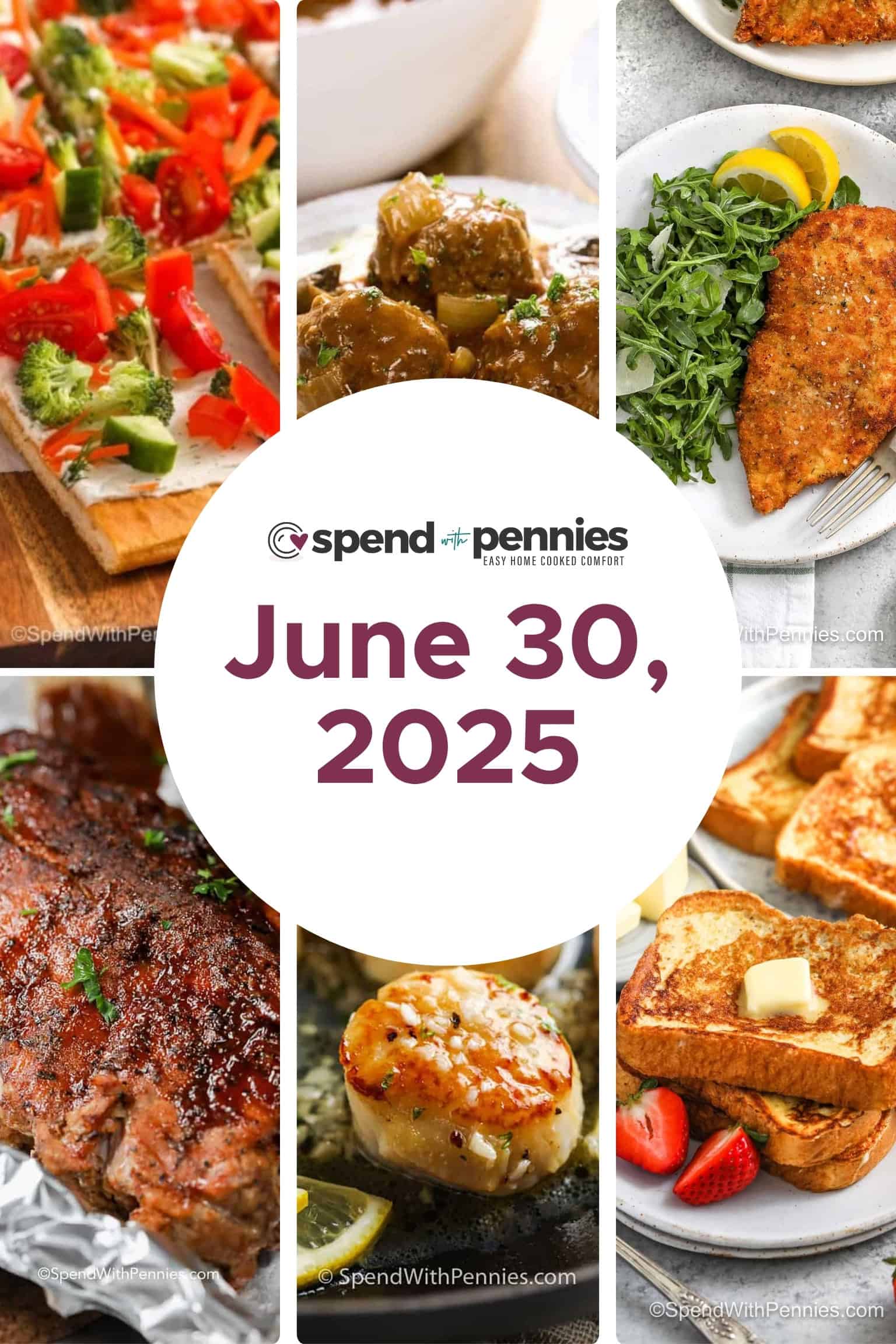 Weekly Meal Plan June 30, 2025 1 June 30 2025 FT