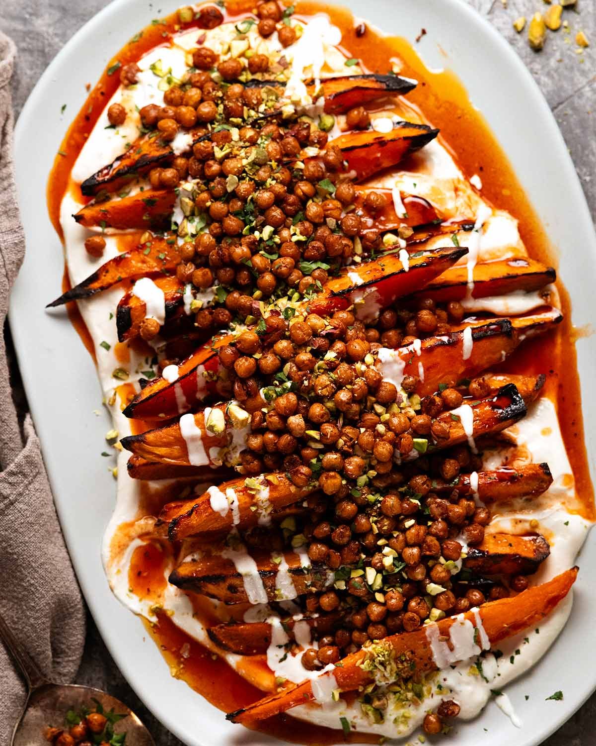 Maple sweet potato salad with whipped tahini 1 Maple sweet potato salad with whipped tahini 4