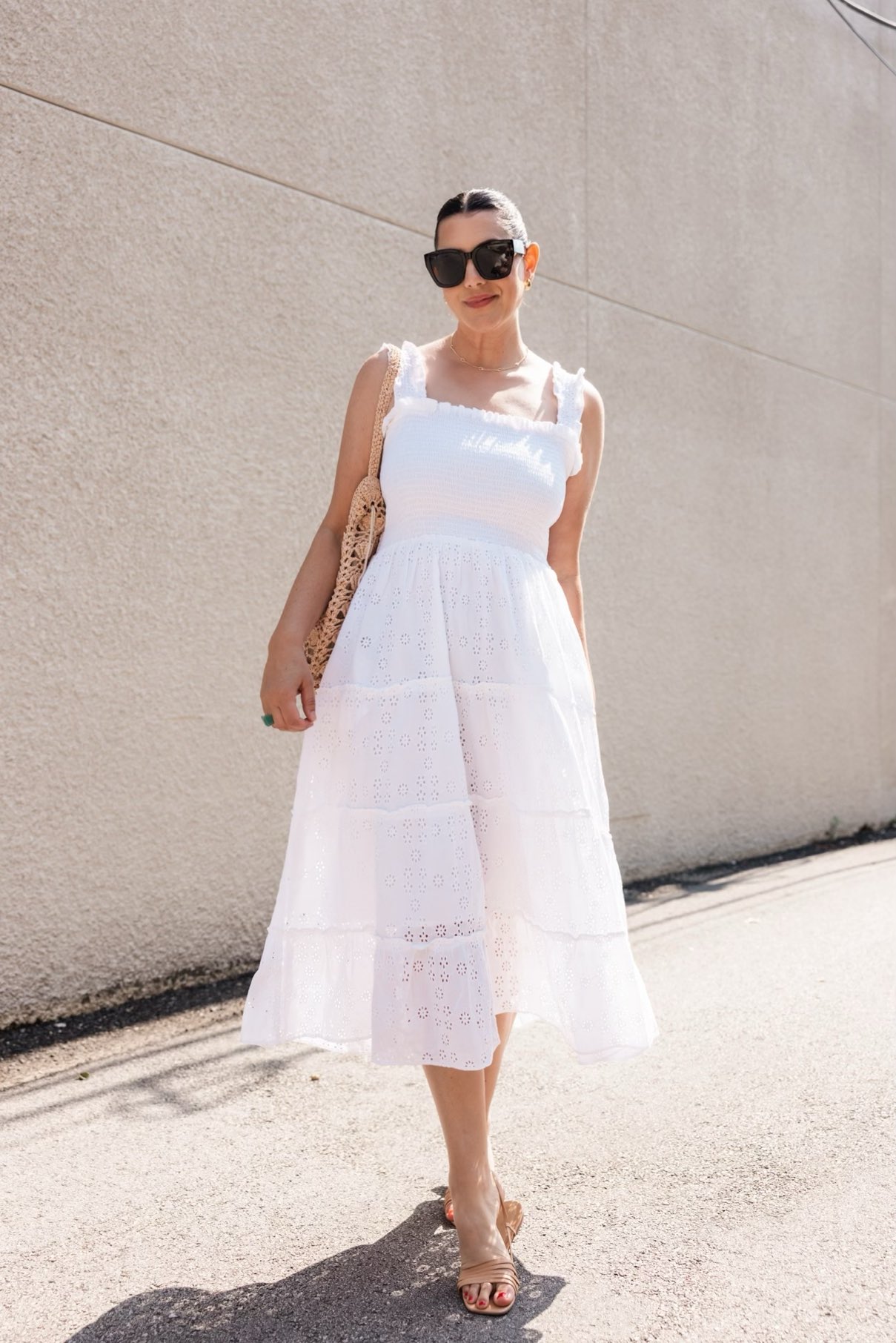 Eyelet Dress of my Dreams 1 Quince dress 1