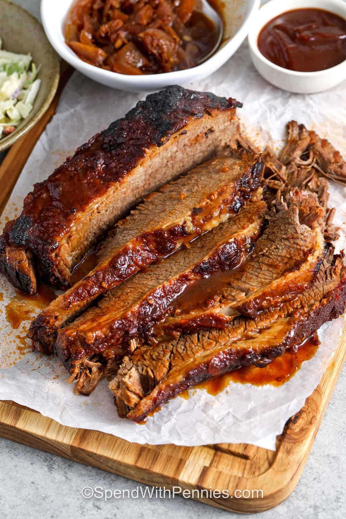Slow Cooker Brisket - Spend With Pennies 1 Slow Cooker Brisket SpendWithPennies 9