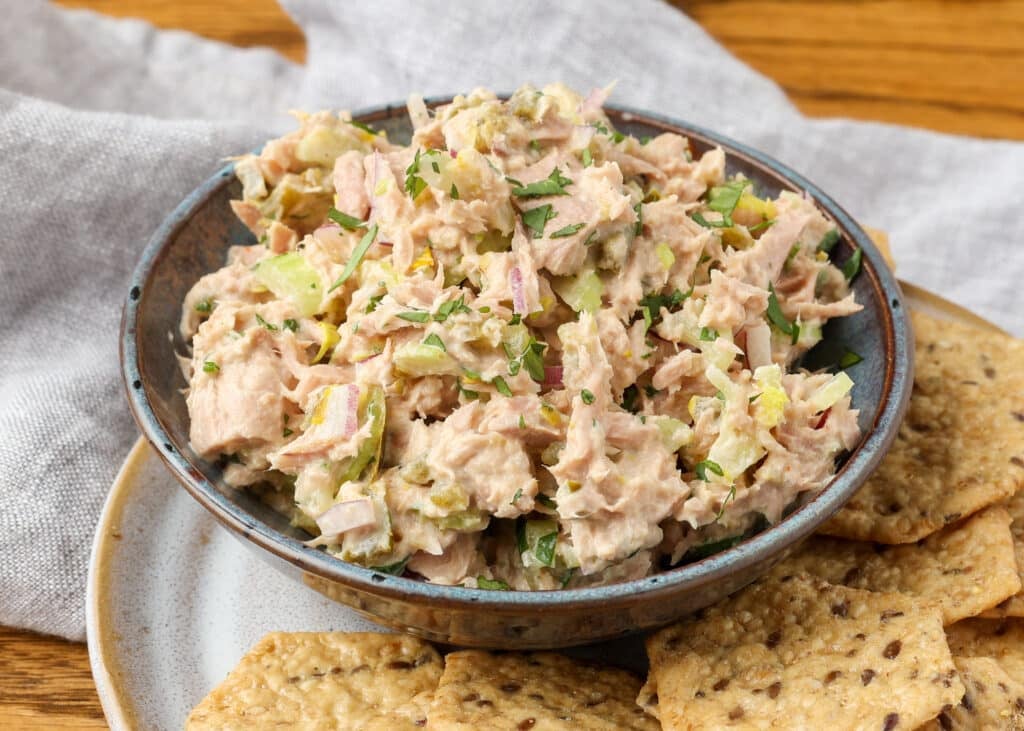 Spicy Tuna Salad - Barefeet in the Kitchen 1 Spicy Tuna Salad BFK 9