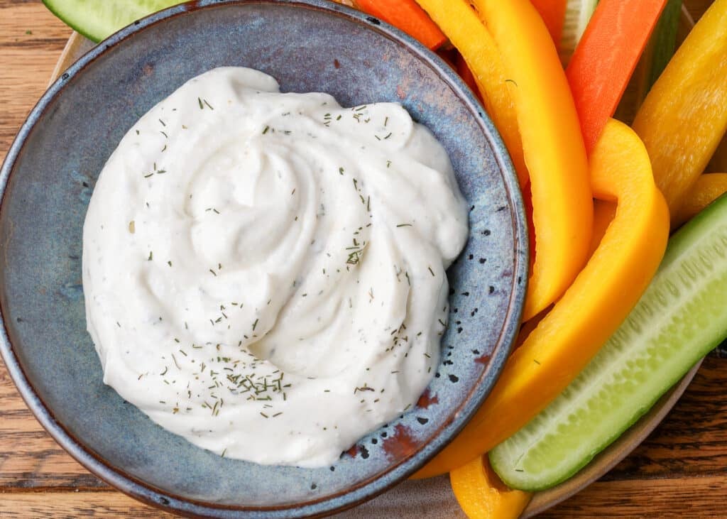 Cottage Cheese Dip - Barefeet in the Kitchen 1 Whipped Cottage Cheese BFK 11
