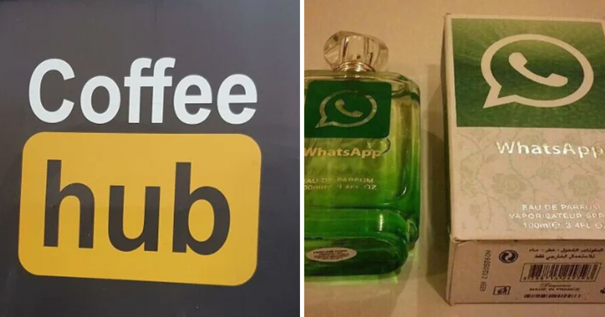 "Something Seems Wrong About These Logos" — 30 Hilarious Knock-Off Brand Fails 1 funny brand knockoffs