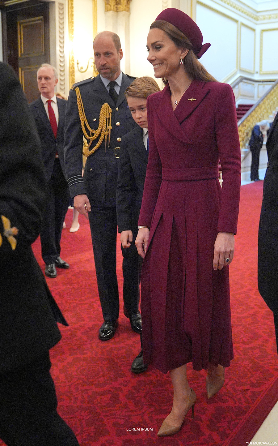 The Princess of Wales Rewears Plum Ensemble to Mark the 80th Anniversary of VE Day 1 kate middleton VE Day 2025