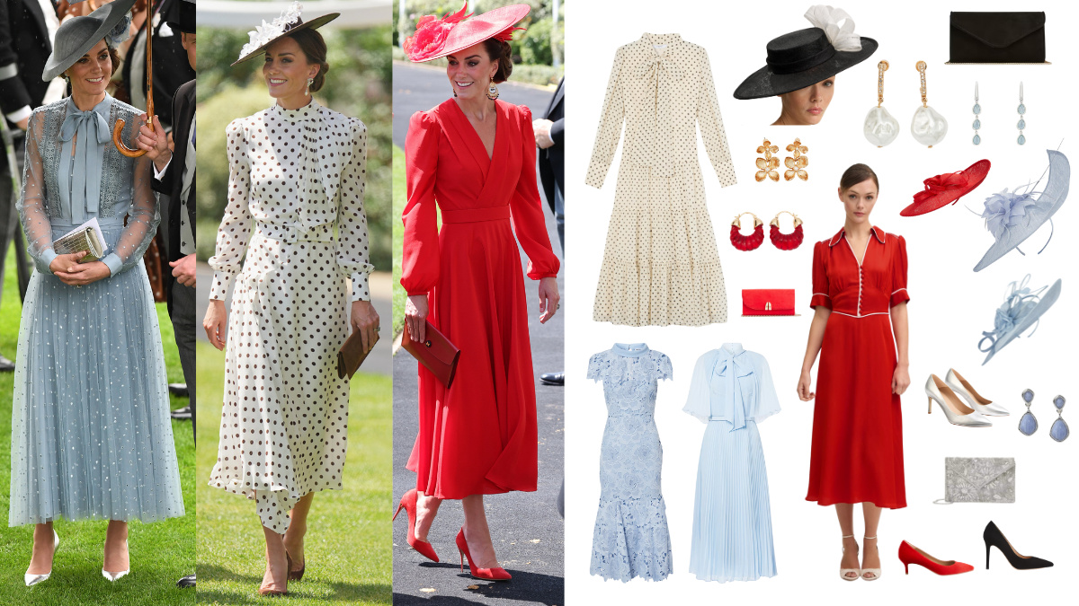 Race Day Outfits Inspired By The Princess of Wales 1 kate middleton race day outfits inspired