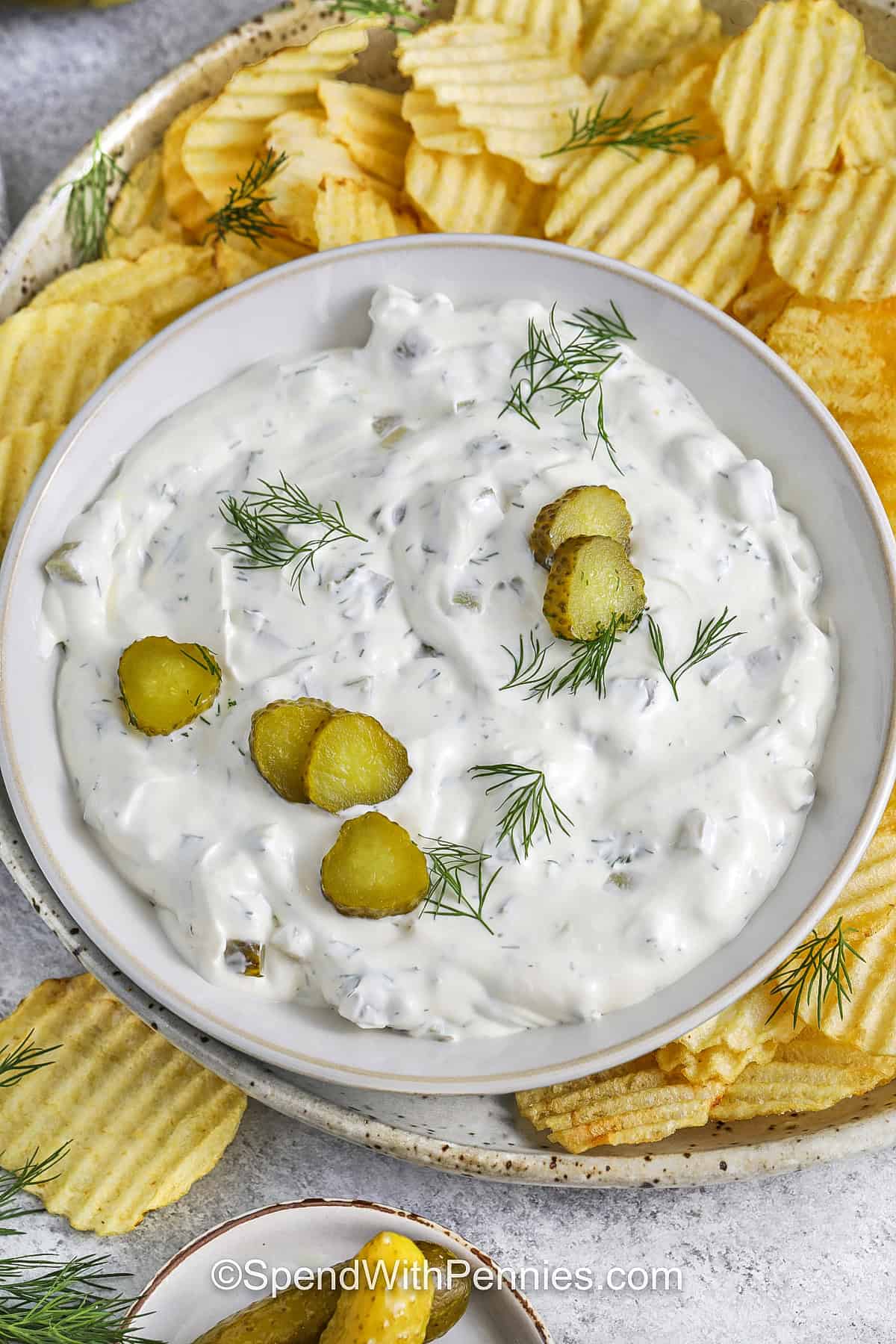 Dill Pickle Dip - Spend With Pennies 1 4 Ingredient Dill Pickle Dip SpendWithPennies 6