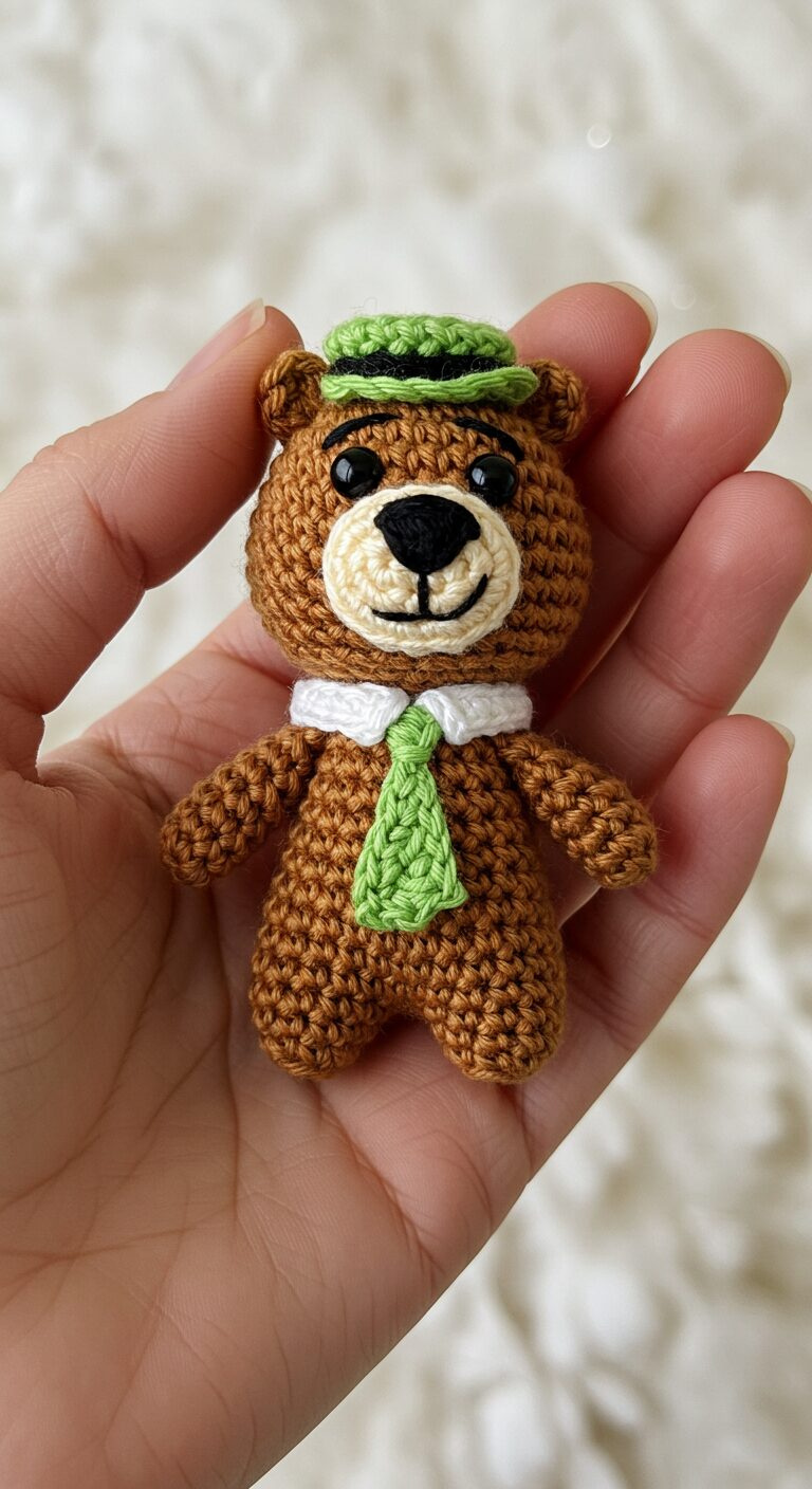 Adorable Yogi Bear Amigurumi Plush in Crochet 1 Adorable Yogi Bear Amigurumi Plush in Crochet 1