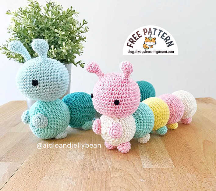 Crochet Caterpillar Free Amigurumi Pattern 1 Amigurumi Caterpillar Free Pattern BlogAlways 040725 2