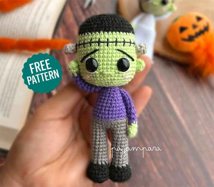 Free Frankenstein Crochet Doll Amigurumi Pattern 1 Amigurumi Frankenstein Free Pattern BlogAlways 010725 1