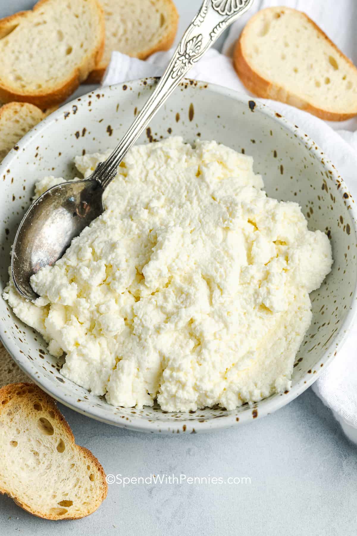 Ricotta Cheese - Spend With Pennies 1 Homemade Ricotta Cheese SpendWithPennies 204