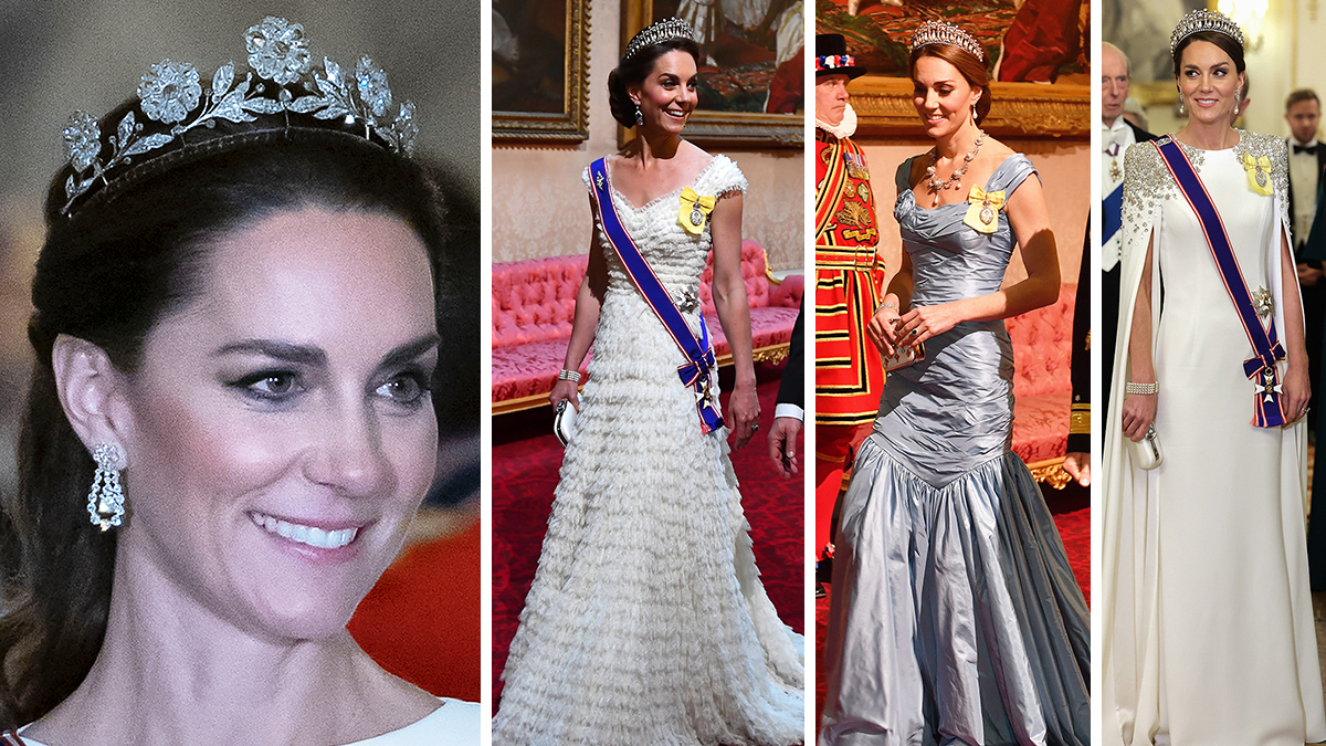 Kate Middleton's State Banquet Looks 1 kate middleton state banquets
