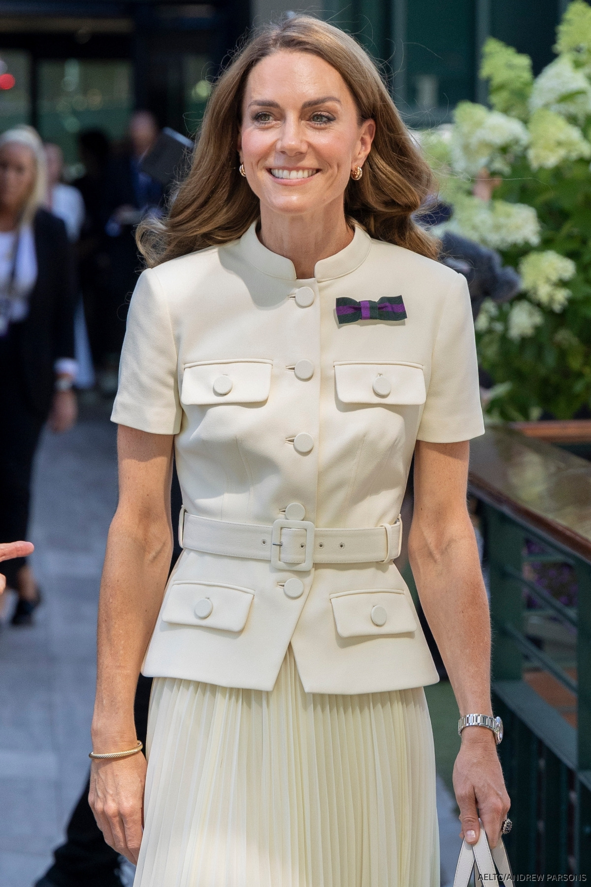 Kate Middleton Serves Up A Classic Look At Wimbledon—Princess Attends Ladies' Final In Crisp White Ensemble 1 kate middleton wimbledon 2025
