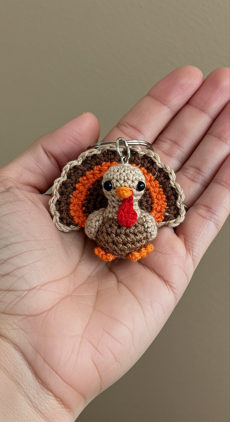 Crochet Turkey Keychain: Adorable Amigurumi Pattern for Fall 15 Crochet Turkey Keychain: Adorable Amigurumi Pattern for Fall