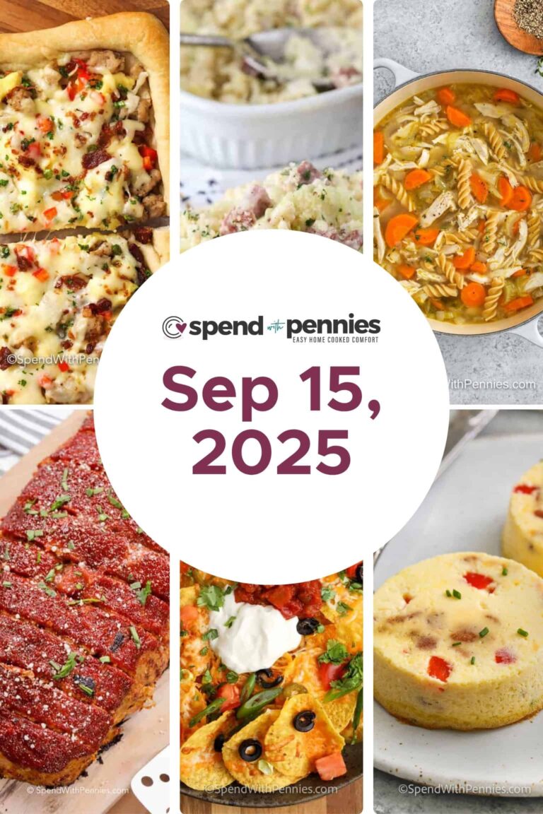 Weekly Meal Plan Sep 15, 2025