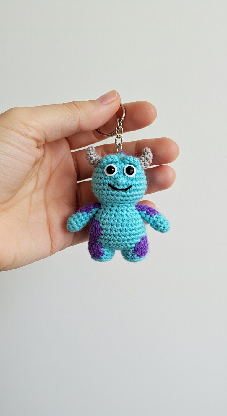 Crochet Sulley Keychain: Your New Favorite Accessory