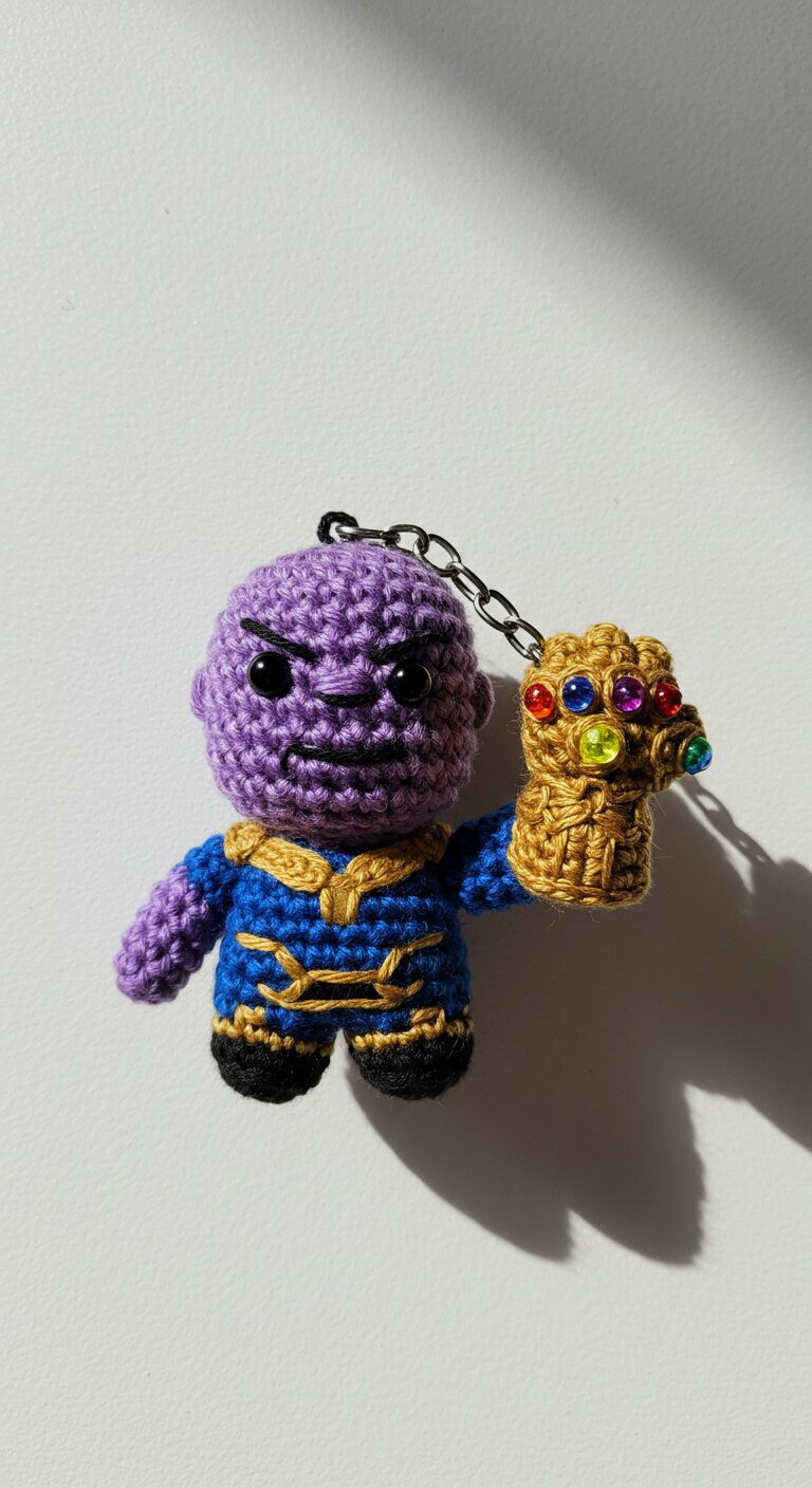 Epic Crochet Thanos Keychain: A Must-Have Marvel Collectible